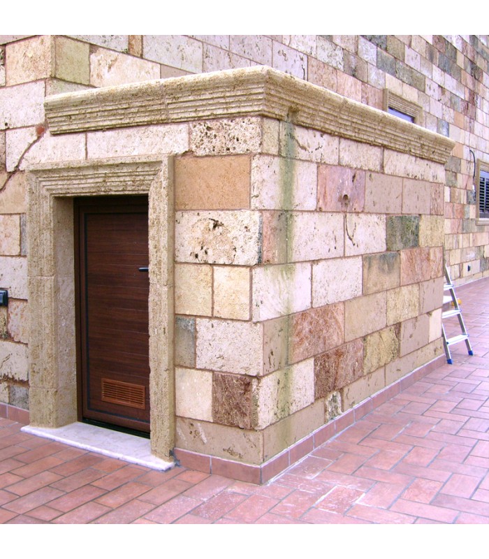 - Mq 9 - Rivestimento in carparo invecchiato