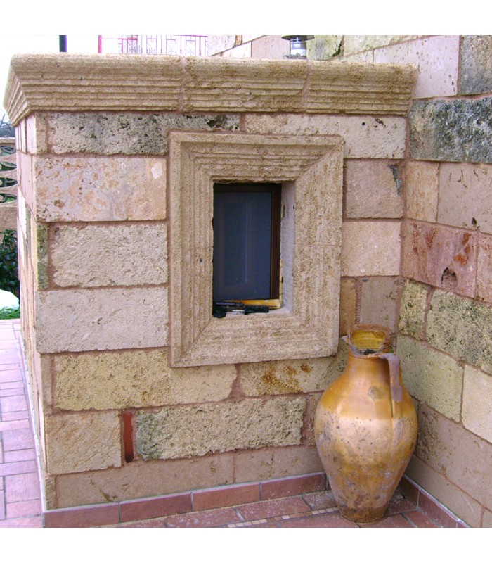 - Mq 9 - Rivestimento in carparo invecchiato