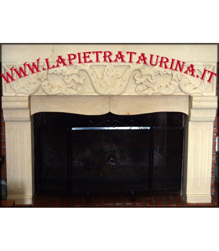 Cornice in pietra leccese CODICE C02.