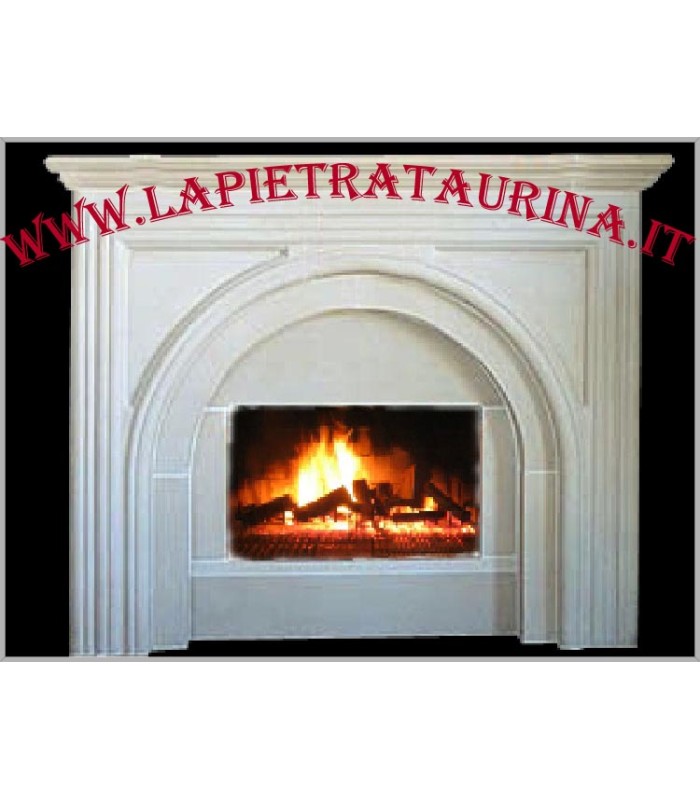 Cornice in pietra per camino: pietra leccese, carparo, tufo CODICE C16