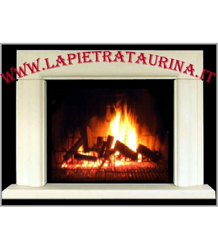 Cornice in pietra per camino: pietra leccese tufo CODICE C20