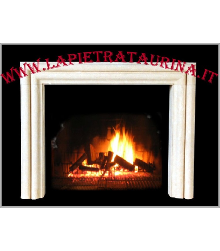 Cornice in pietra per camino: pietra leccese, tufo, carparo CODICE C22