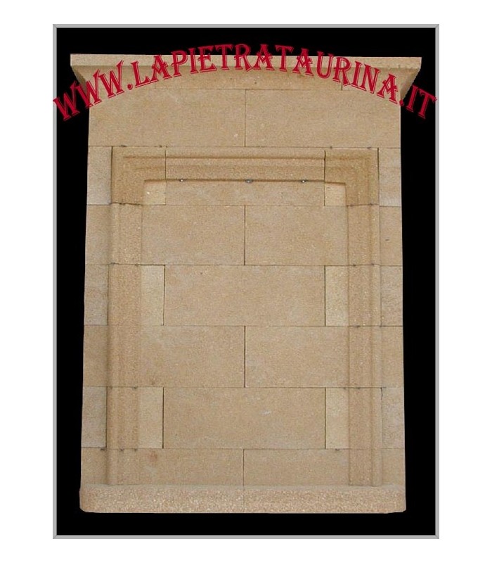 Cornice in pietra per camino: pietra leccese, tufo CODICE C24