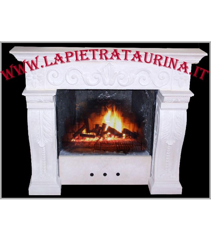 Cornice in pietra per camino: CODICE C28