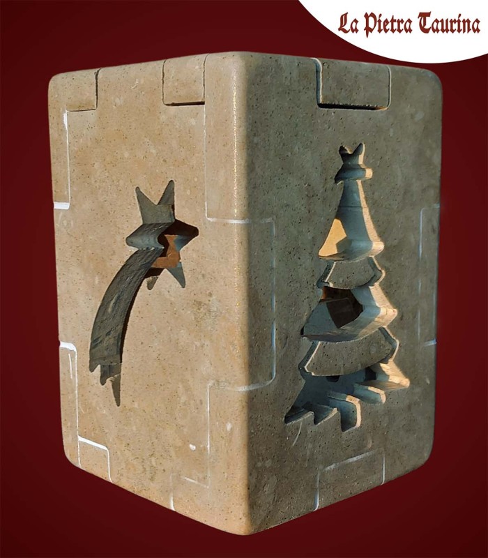 Lampada in pietra leccese per natale