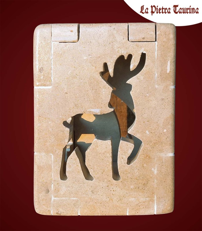 Lampada in pietra leccese per natale